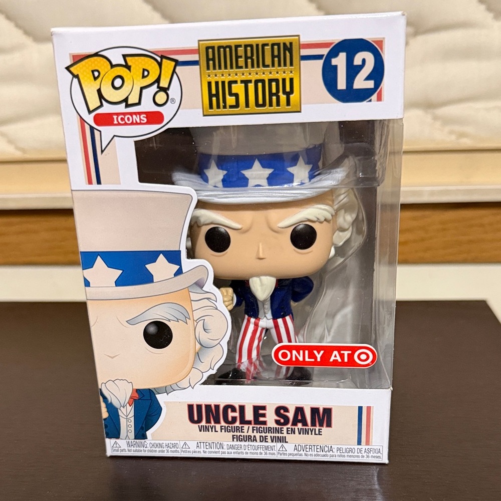 Funko Pop! Icons Uncle Sam in Red, White, and Blue